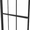 GoodHome Bath Screen Ahti 80 cm, black
