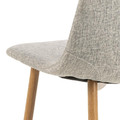 Dining Chair Celia, light grey/natural