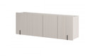 Wall-Mounted Cabinet Malmi 200 cm, cashmere, crema bianca, black