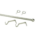 Curtain Rod 16mm 200cm, silver