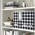 TJENA Magazine file, white black/dotted