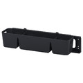 UPPDATERA Box with slider, anthracite, 50x15x12 cm