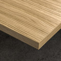 MITTZON Desk sit/stand, electric oak veneer/black, 160x80 cm