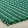 TÅGSPÅR Rug, high pile, green, 200x300 cm