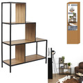 Shelving Unit Stairs Edison M, natural/black