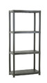 Plastic Shelving Unit 130 x 61 x 31 cm 4 Shelves