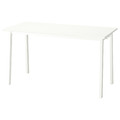MITTZON Conference table, white, 140x68x75 cm