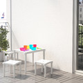 UTTER Children's stool, in/outdoor, white