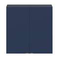 GoodHome Bathroom Wall Cabinet Imandra 60 x 60 x 15 cm, matt dark blue