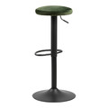 Bar Stool Finch, velvet, Forest green