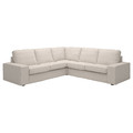 KIVIK Corner sofa, 4-seat, Tresund light beige