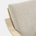 POÄNG Armchair cushion with low back, Katorp natural colour/beige