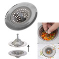 Sink Strainer, silicone/stainless steel