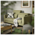 SLATORP 2-seat sofa, Vissle yellow-green