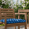 KLÖSAN Chair cushion, outdoor, dark blue, 50x50 cm
