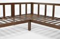 Garden Outdoor Corner Sofa, wood, dark brown, graphite grey