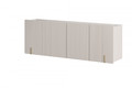 Wall-Mounted Cabinet Malmi 200 cm, cashmere, crema bianca, gold