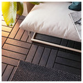 RUNNEN Floor decking, outdoor, dark grey, 0.81 m²