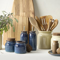 BRUGDHAJ Utensil holder, beige, 15 cm