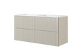 Wall-mounted Wash-basin Cabinet MDF Nicole 60cm, cashmere
