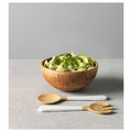 BLANDA MATT Serving bowl, bamboo, 28 cm