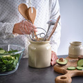 BRUGDHAJ Utensil holder, beige, 15 cm