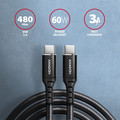 AXAGON USB Cable BUCM-CM30AB cable USB-C USB-C 3.0m