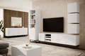 Wall-mounted TV Cabinet Asha 200 cm, matt white