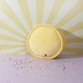 Macaroon Plush Toy Cushion, yellow