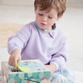 LILLIPUTIENS Wooden Activity Cube - Farm 12m+