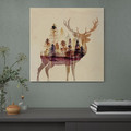 PJÄTTERYD Picture, Deer, 60x60 cm