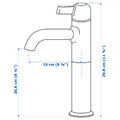 VOXNAN Wash-basin mixer tap, tall, chrome-plated