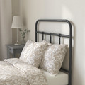 STJÄRNÖ Bed frame, anthracite/Luröy, Standard Single