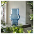 MYRMOSAIK Vase, blue, 17 cm