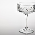 SÄLLSKAPLIG Glass, clear glass, patterned, 21 cl