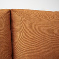 FRIHETEN 3-seat sofa-bed, Faringe brown-orange