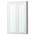 TÄNNFORSEN Mirror cabinet with doors, white, 60x15x95 cm