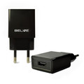 Beline Wall Charger EU Plug 1xUSB 1A, black