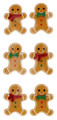 Craft Christmas Stickers Gingerbread Man