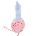 Onikuma Headset Headphones K9 7.1, pink-blue