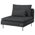 SÖDERHAMN 1-seat section, Fridtuna dark grey