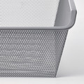KOMPLEMENT Mesh basket, dark grey, 50x58 cm