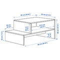 HOLMERUD Coffee table, oak effect, 90x55 cm