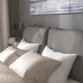 SAGESUND Upholstered bed frame, Diseröd brown,140x200 cm
