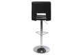 Bar Stool Sylvia, black/chrome
