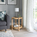 LISTERBY Side table, oak veneer, 50 cm