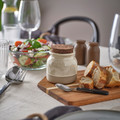 BRUGDHAJ Salt/pepper shaker, set of 2, brown, 9 cm