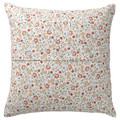 GULLNATTLJUS Cushion cover, white/floral pattern, 50x50 cm