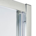 Bi-fold Shower Door Onega 90 cm, chrome/transparent