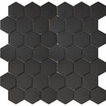 Mosaic Steel Tile Albena GoodHome 30 x 30 cm, black, 1pc